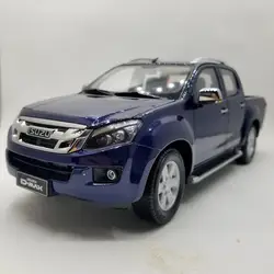 1:18 литья под давлением модель для ISUZU D-MAX синий пикап сплава игрушечный автомобиль миниатюрный коллекция подарки D MAX DMAX грузовик