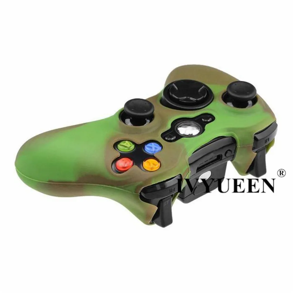 Защитный чехол IVYUEEN Camo для microsoft Xbox 360 проводной/беспроводной контроллер силиконовый чехол для X Box 360