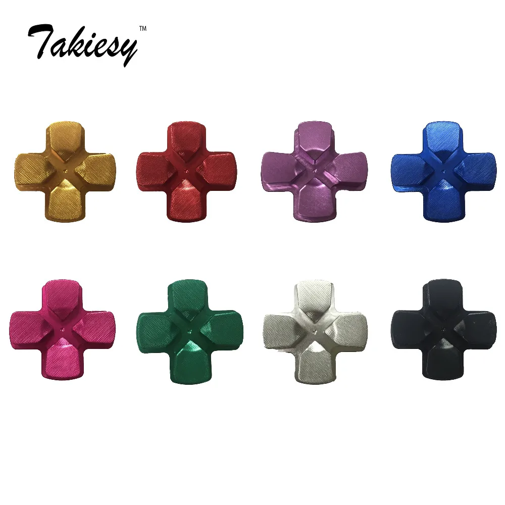 

Metal Aluminum Metallic Metal Dpad For Sony PS4 Dualshock 4 wireless / wired Game Controller Buttons
