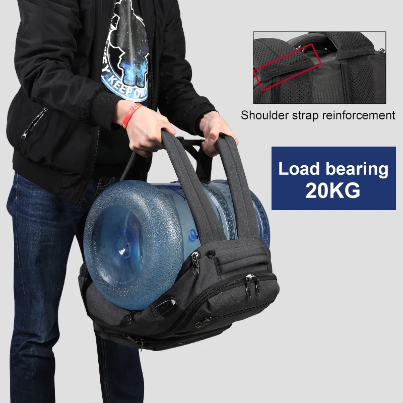 Новое Прибытие Tigernu Марка 15.6 дюймовый Внешний USB зарядки Ноутбука Рюкзак Мужчины