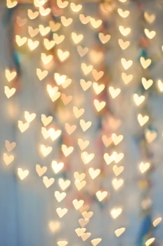 

HUAYI Heart-shaped Bokeh Backdrop Art Fabric Newborn Backdrop D-1600