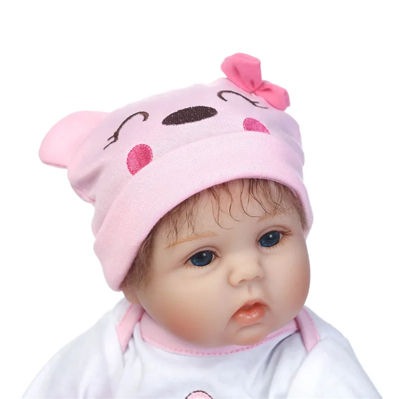 Npkcollection Bebe Reborn 40 см волосы мохер Reborn Baby Куклы мягкий силиконовый реалистичные куклы новорожденных девочек Рождественский подарок