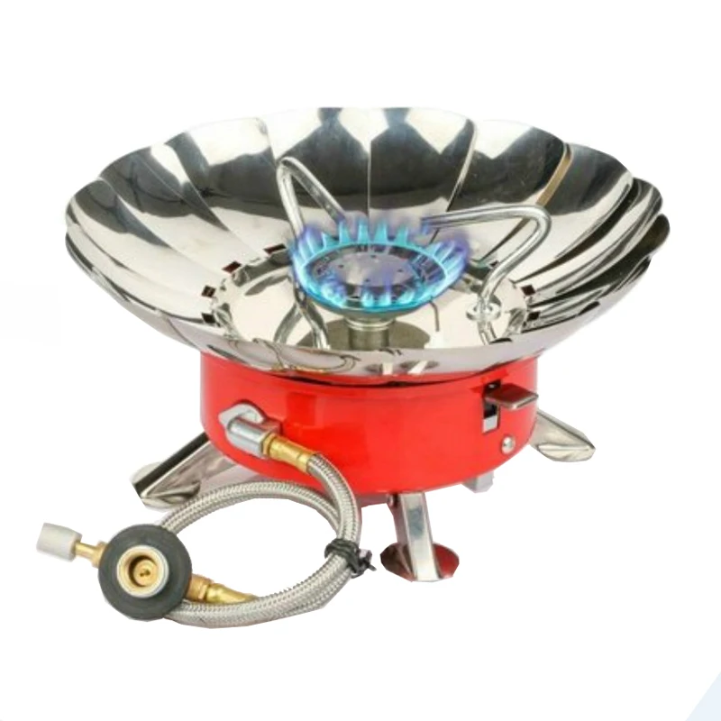 

Portable Outdoor Folding Gas Stove Camping Gas Burners Hiking Picnic Stainless Steel Stove Camping Stove Split Burners Equipment