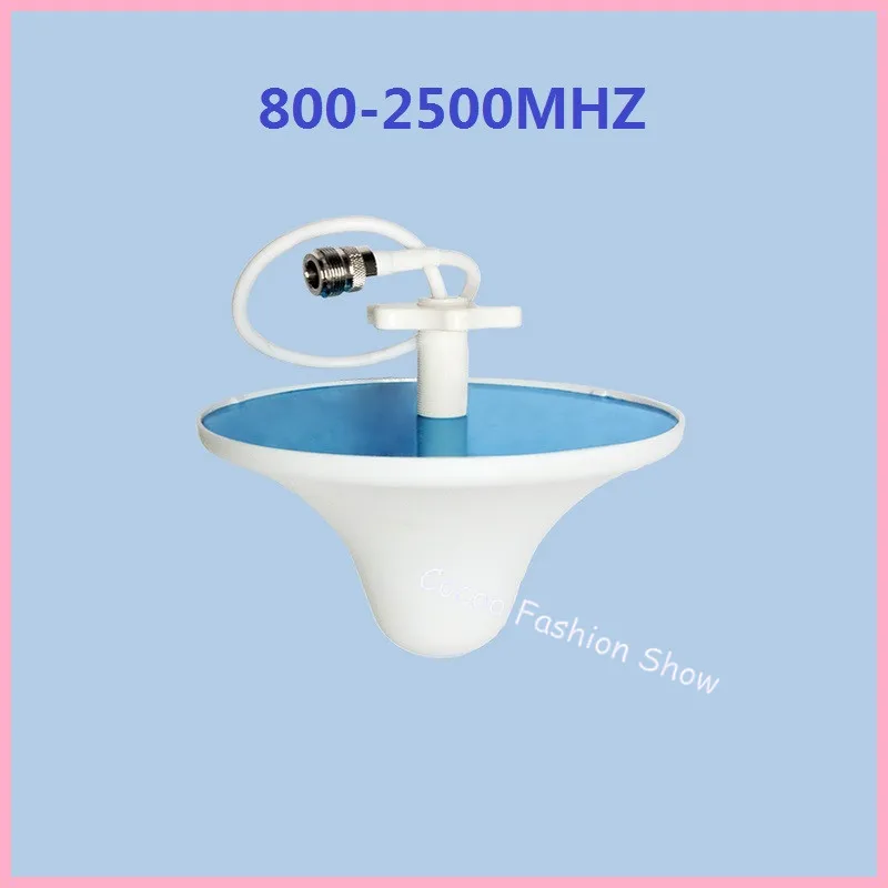 

High Quality 1 PCS 800-960MHz / 1710-2500Mhz 6dBI Omni Ceiling mount Antenna For GSM,CDMA,WCDMA,3G,DCS Signal Repeater Booster