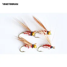 YINGTOUMAN 40 шт./лот Высокоуглеродистая сталь Портативный прочный резчик анти-износ колючие рыболовные крючки пчела Летающий для моря/озера