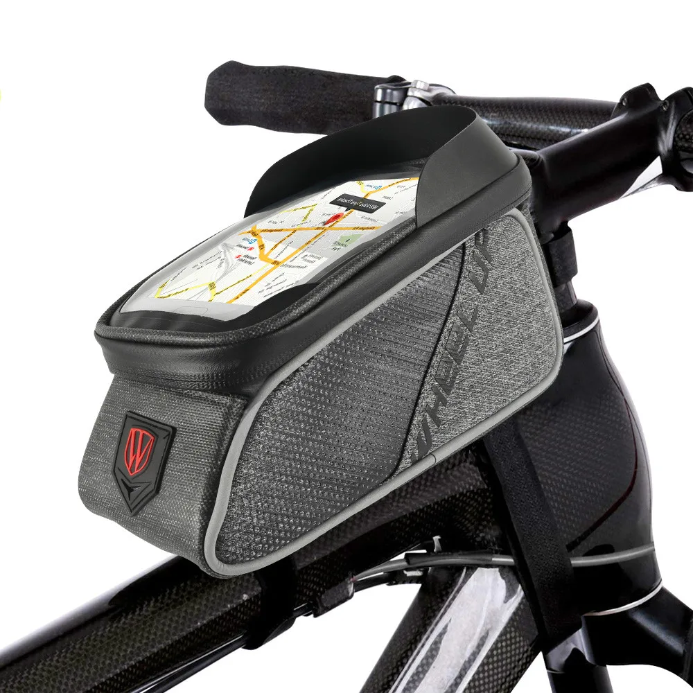 

Waterproof Bike Basket Mountain Bicycle Front Handlebar Saddle Bag MTB Road for Phone Storage Organiazer Cycling Touch Screen