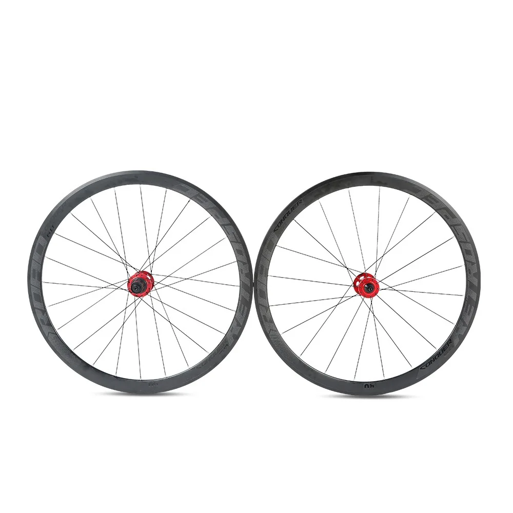 700C Wheels 36mm Depth Disc Brake Racing Rims FV Valve Road Bicycle Wheelset With Adapter Convert Thru-axle Quick Release