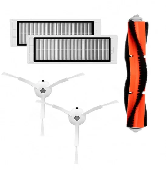 

New Main brush Hepa Filter Side brush Kit for Xiaomi mijia robot roborock s50 s51 roborock 2