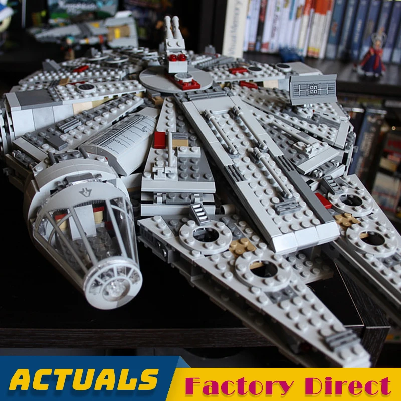 

Millennium Falcon 79211 10467 Star Series Wars Movie Building Blocks Warship Spaceship Bricks Toy Compatible 75105