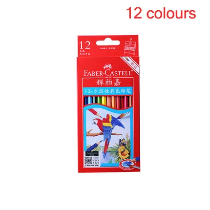 12 24 36 48 60 72 color/set Faber Castell Water soluble color pencil Advanced painting pencil Watercolor pens Painting art - Цвет: 12 color