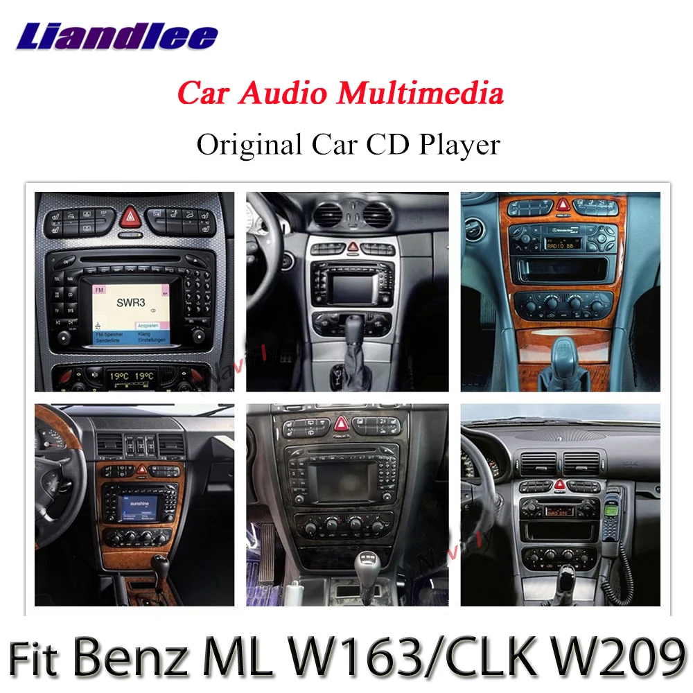 Liandlee автомобиль Android 8,0 для Mercedes Benz ML W163/CLK W209 радио gps Nav карта навигации Carplay экран Мультимедиа без DVD