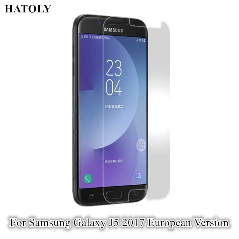 For Glass Samsung Galaxy J5 2017 Tempered for Screen Protector J530 Film ^ | Мобильные телефоны и аксессуары