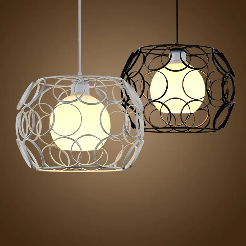 

Restaurant hanging single head modern pendant light creative personality simple balcony stairs Office Industrial Wind FG858 lo10