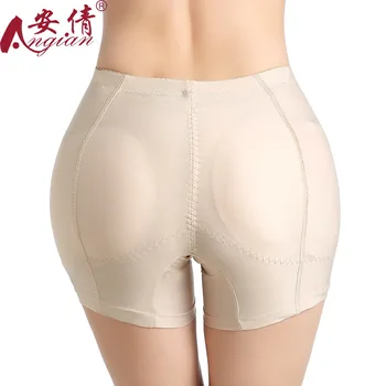 

Brand High Quality Sexy Women Underwear Padded Panties Hip Enhancer Bottom Sponge Push Up Middle Waist Butt lift lady Underpants