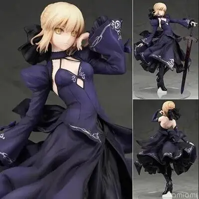 

NEW hot 26cm Fate Zero Fate stay night black saber Arturia Pendragon action figure collection toys Christmas gift with box carto