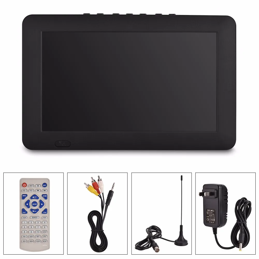 

LEADSTAR ISDB-T 9 Inches Rechargeable Digital Color TV Television Player TFT-LED Screen US Mode