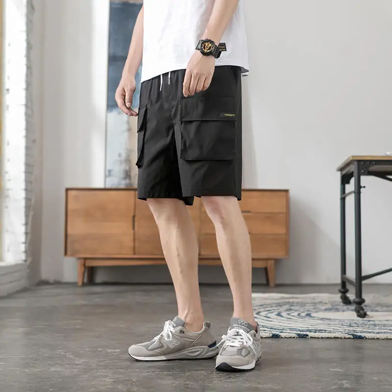 Летние Рабочие свободные брюки-карго