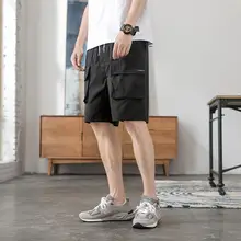 Летние Рабочие свободные брюки-карго