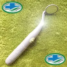 2 шт Горит-пакет супер яркий светодиодный светящийся стоматологический рот зеркало анти-туман стоматологическое зеркало MM-380