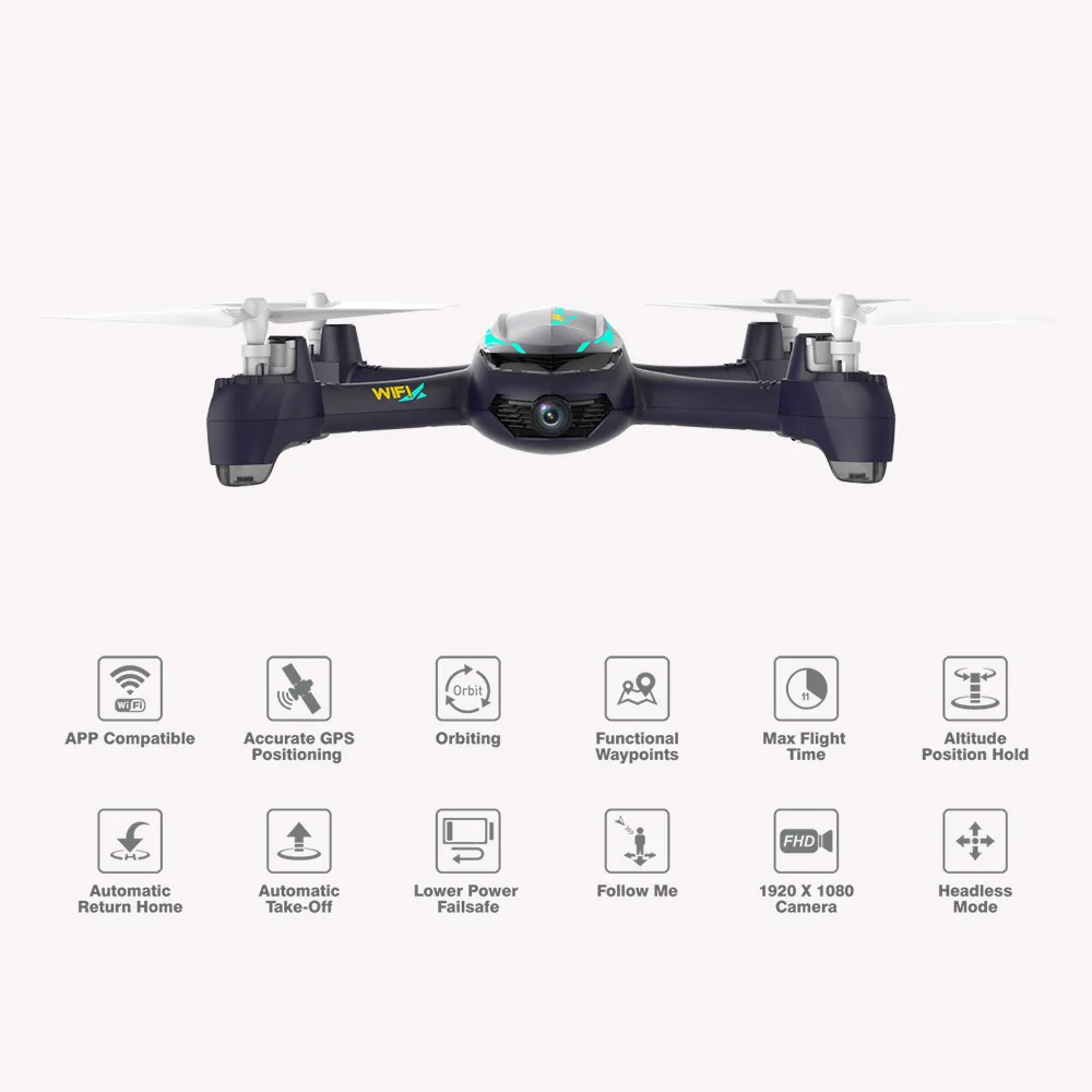 Hubsan H216A X4 DESIRE Pro WiFi FPV With1080P HD Camera Drone RC Quadcopter Altitude Hold Selfie GPS Drone RTF Helicopter (18)