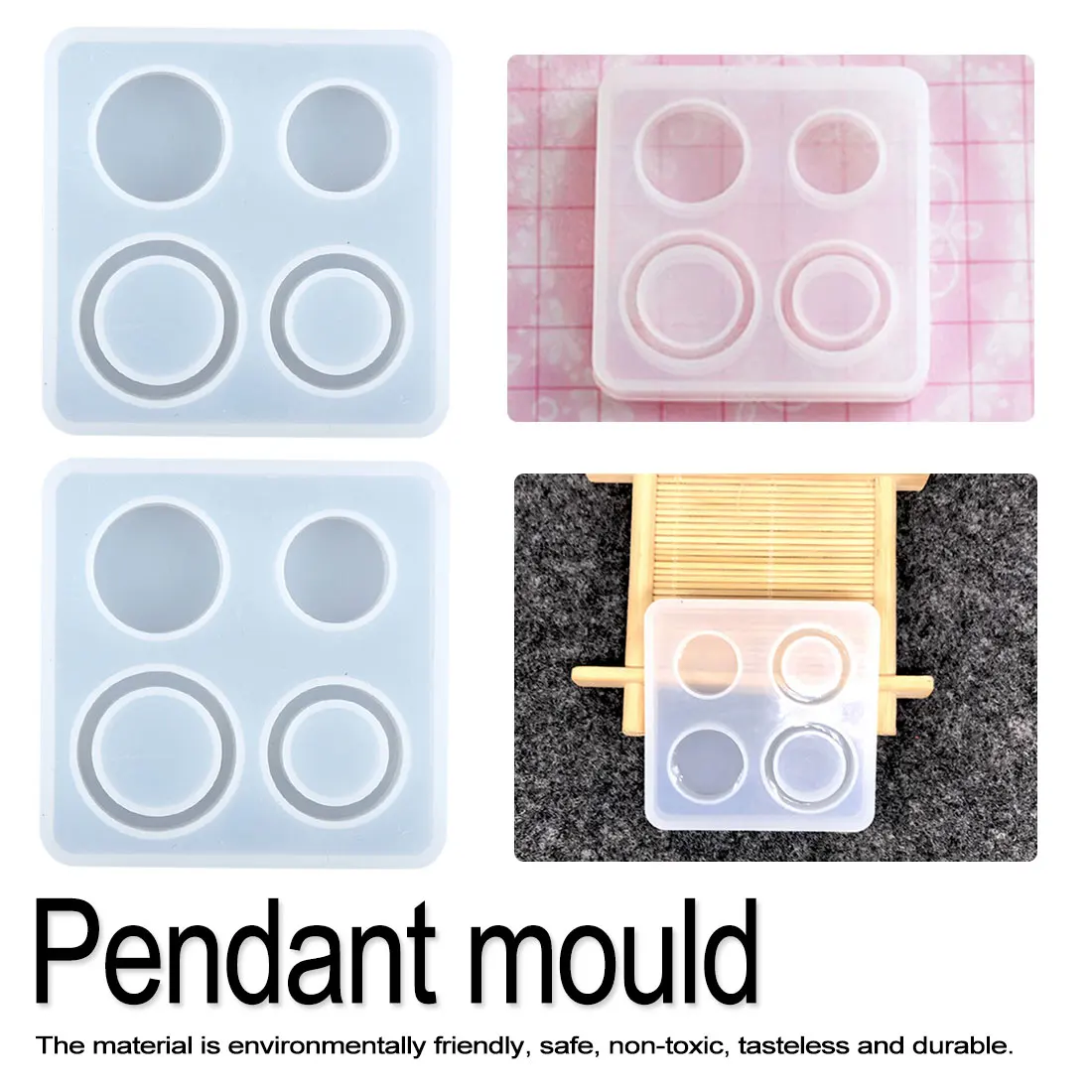 

DIY tool Geometric Jewelry Mold decoration epoxy resin mold Pendant Earring Silicone Resin Craft Making Tool Home Decor
