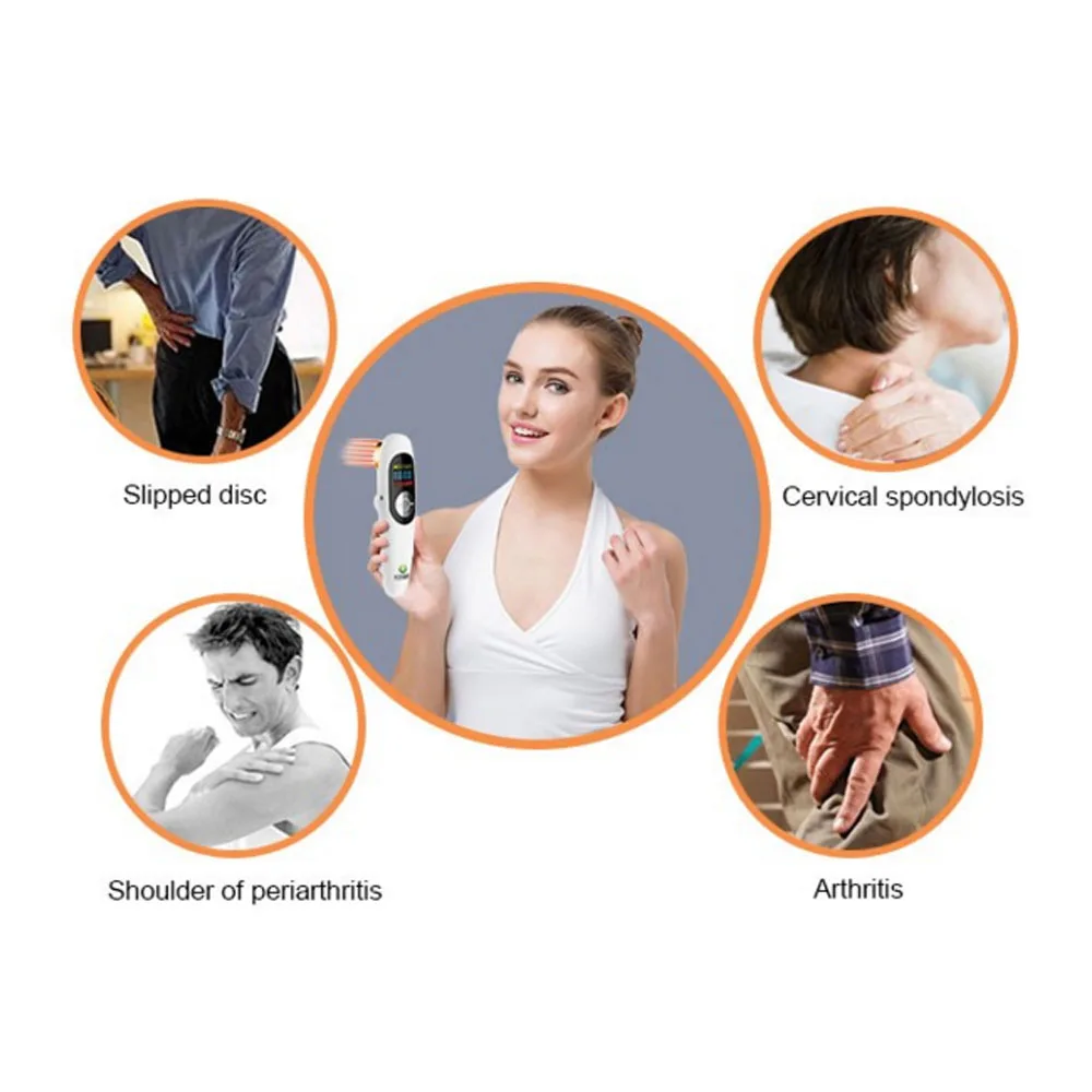 

Cold Laser LLLT Physiotherapy Apparatus Knee Rehabilitation Equipment muscle pain reliever laser equipment.