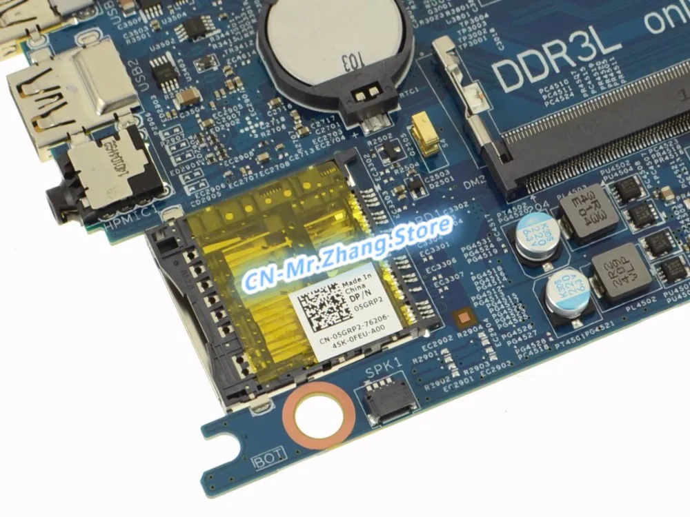 incredible  SHELI FOR Dell Inspiron 15 (7537) Laptop Main Board 5GRP2 05GRP2 CN-05GRP2 I7 4510U CPU GT750M GPU 