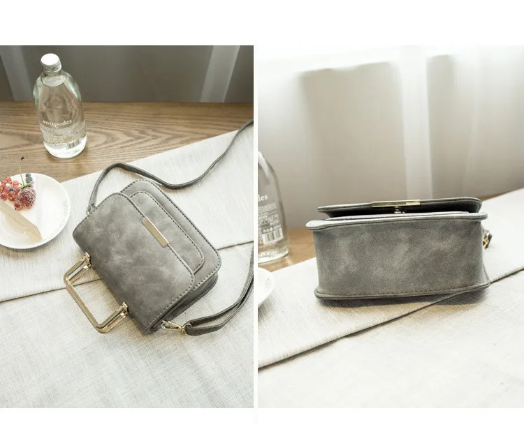 39 2016 Korean Style New Arrival Messenger Pack Shoulder Bags Fashion Personality Chain Mini Handbags Small Square Package