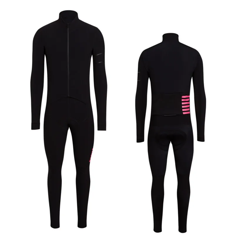 

2019 New Winter Thermal Skinsuit Long Sleeve Windproof And Water repellent 3 layer fabric front with DWR bristles fabric back