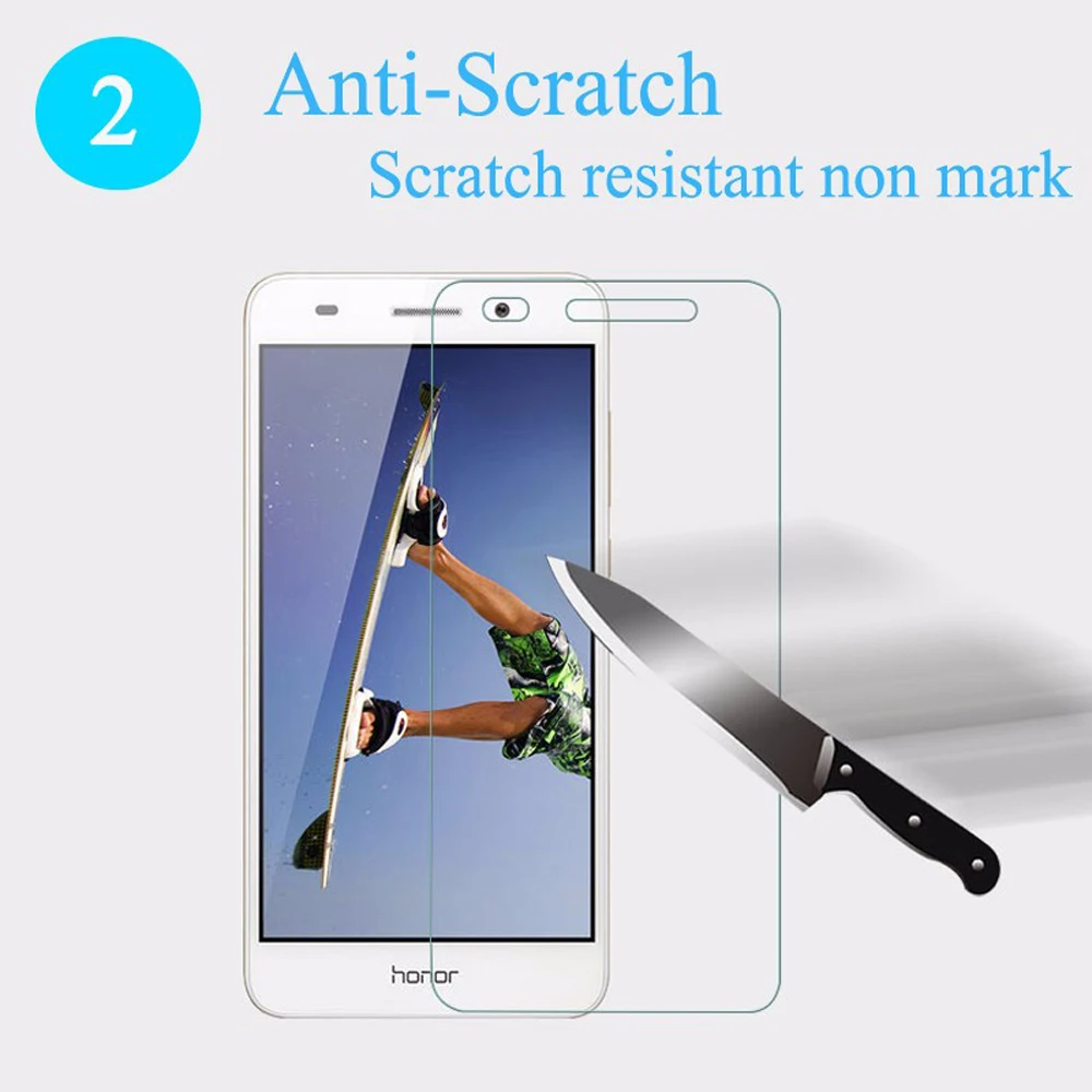 Ultra-thin Hgh Grade Tempered Glass For Huawei honor 5C honor 3C 3X 4C 4X 4A 5A 6 X 7 8 Screen Protector HD Scratch Proof Glass (11)