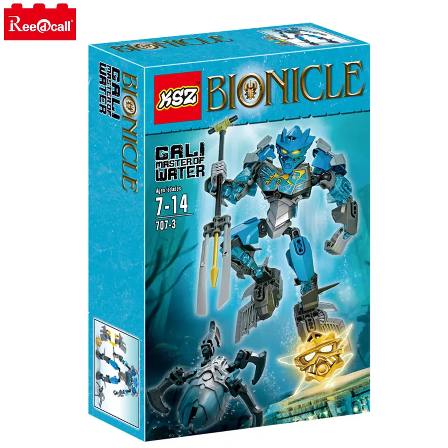 Reedcall 87 шт Bionicle Gali Master of Water 70786 строительные игрушки Совместимые | Игрушки и хобби