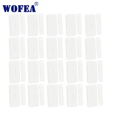 Wofea 3 в беспроводной датчик окна и двери 1527 батарея не включена 20 шт./лот для дома Wi-Fi GSM сигнализация