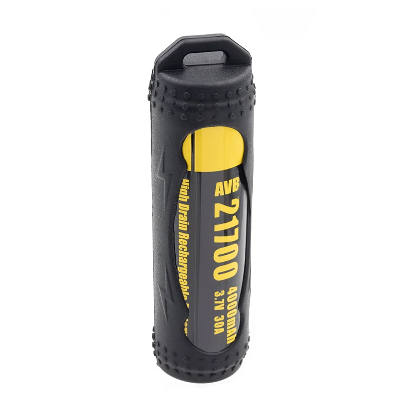 20700 21700 Battery Silicone case Black-4