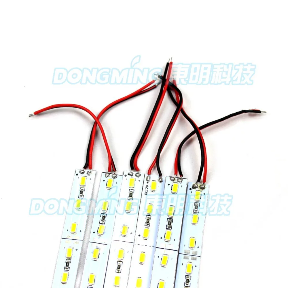 10 шт.* 100 см с фабрики 1 м DC 12 В 72 SMD 5630 LED Жесткий Luces Светодиодные ленты бар свет не водонепроницаемый