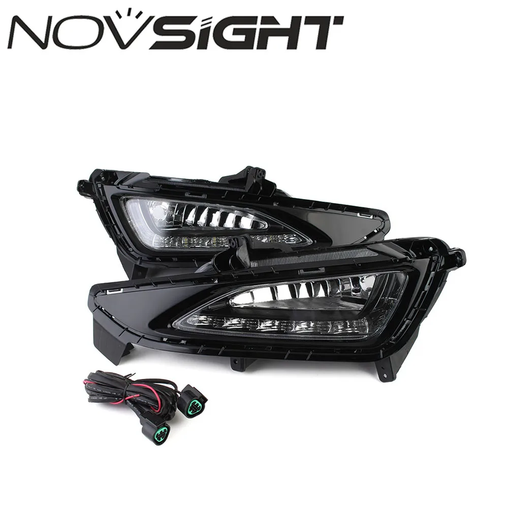 

NOVSIGHT White Day Light For Hyundai Tucson LED DRL Daytime Running Light Driving Lamp 2015-2017 2016 D25