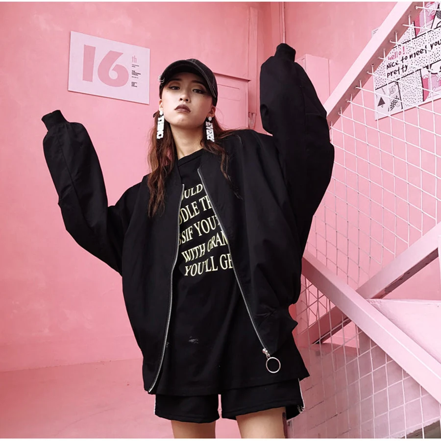 Womens oversized bomber Clearance