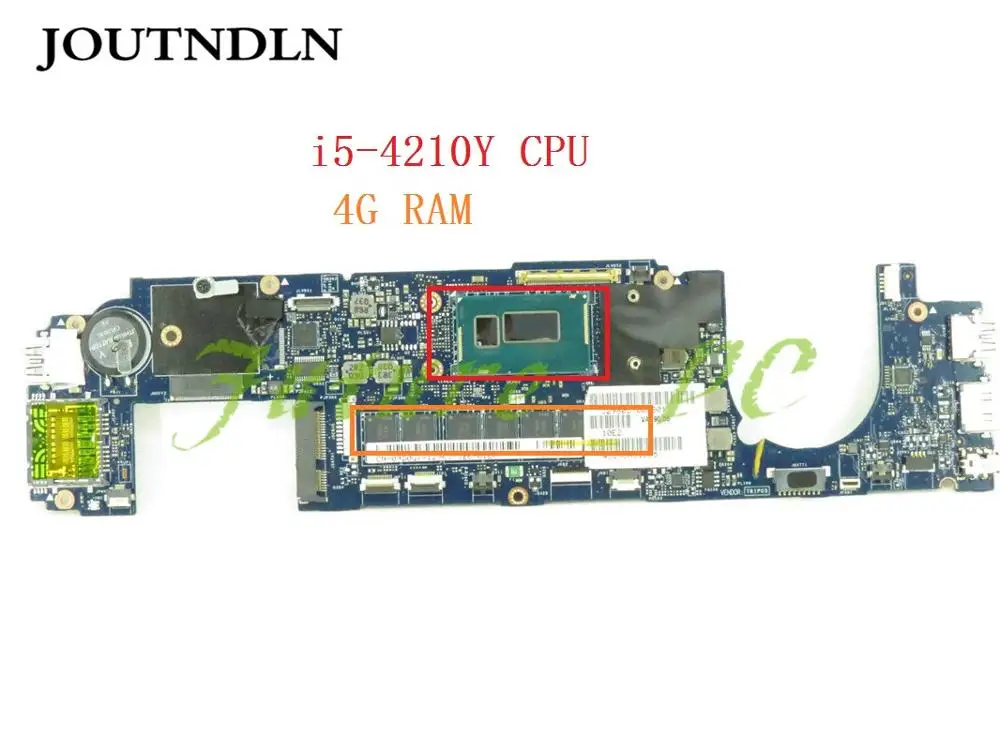 JOUTNDLN для Dell XPS 11 9P33 11," Материнская плата ноутбука 9D0GY 09D0GY CN-09D0GY LA-A161P W/i5-4210Y cpu 4G ram тестовая работа