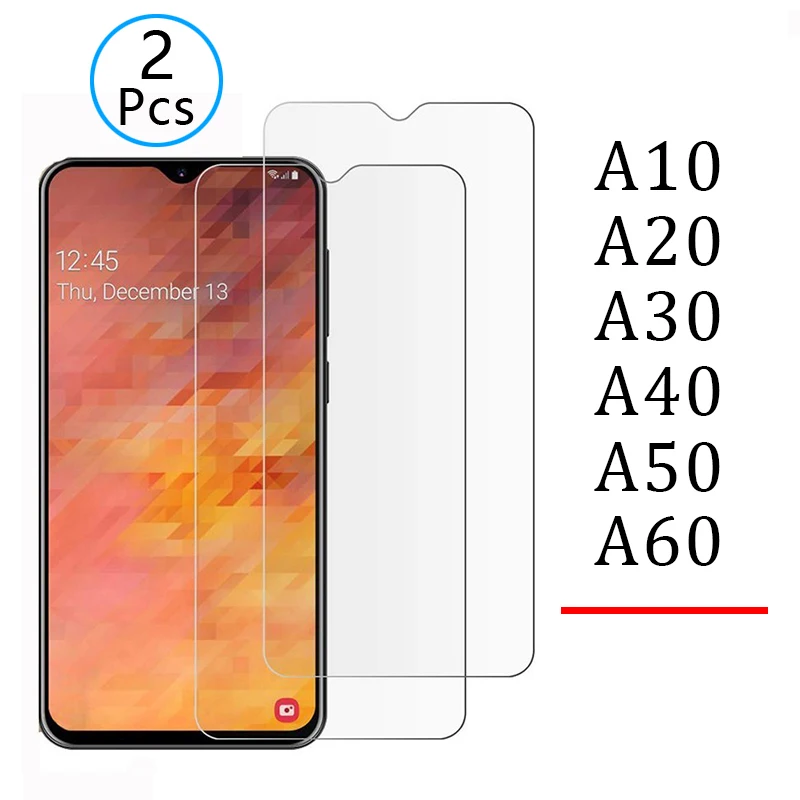 Закаленное стекло для samsung a10 a20 a30 a40 a50 a60 2 шт. | Мобильные телефоны и аксессуары