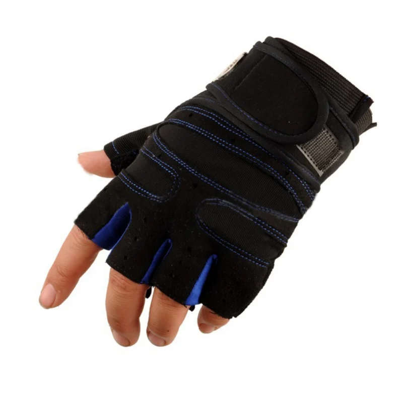 1 пара унисекс перчатки для велоспорта с половинным пальцем противоскользящие дышащие перчатки грузоподъемное оборудование тренажерный зал, бодибилдинг, фитнес-перчатки - Цвет: DL