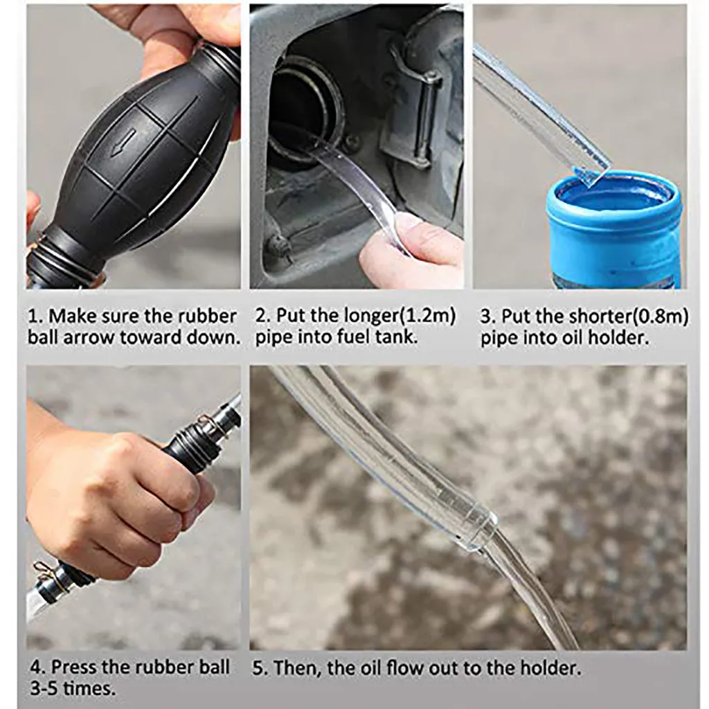 

Hand Manual Gas Oil Water Liquid Transfer Pump 2019 Hand Siphon Pump Petrol Diesel Water Oil Liquid Fuel Transfer Easy Use