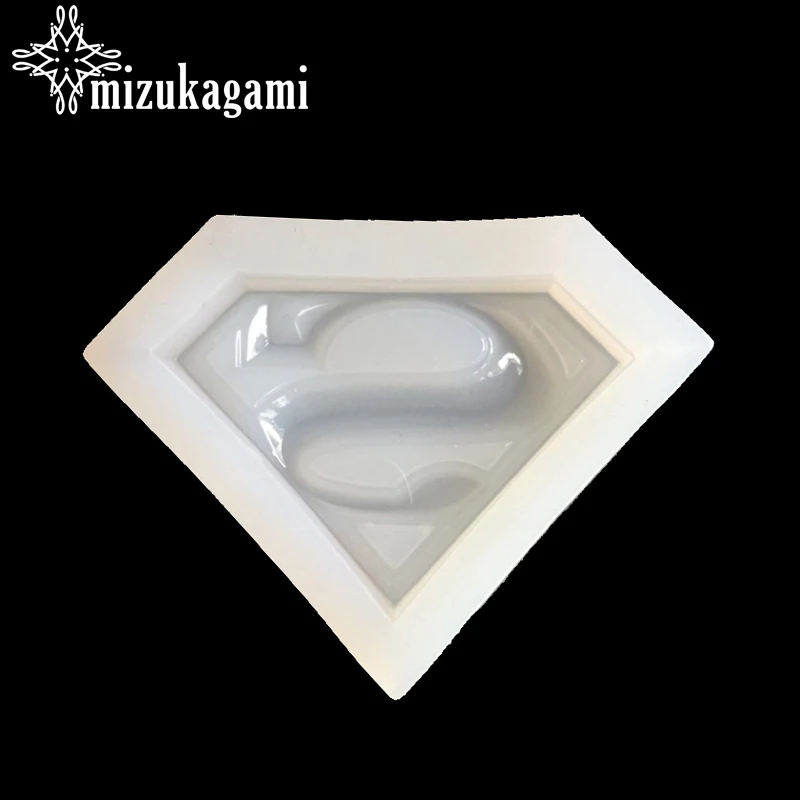 

1pcs UV Resin Jewelry Liquid Silicone Mold Superman Mark Resin Charms Molds For DIY Intersperse Decorate Making Molds