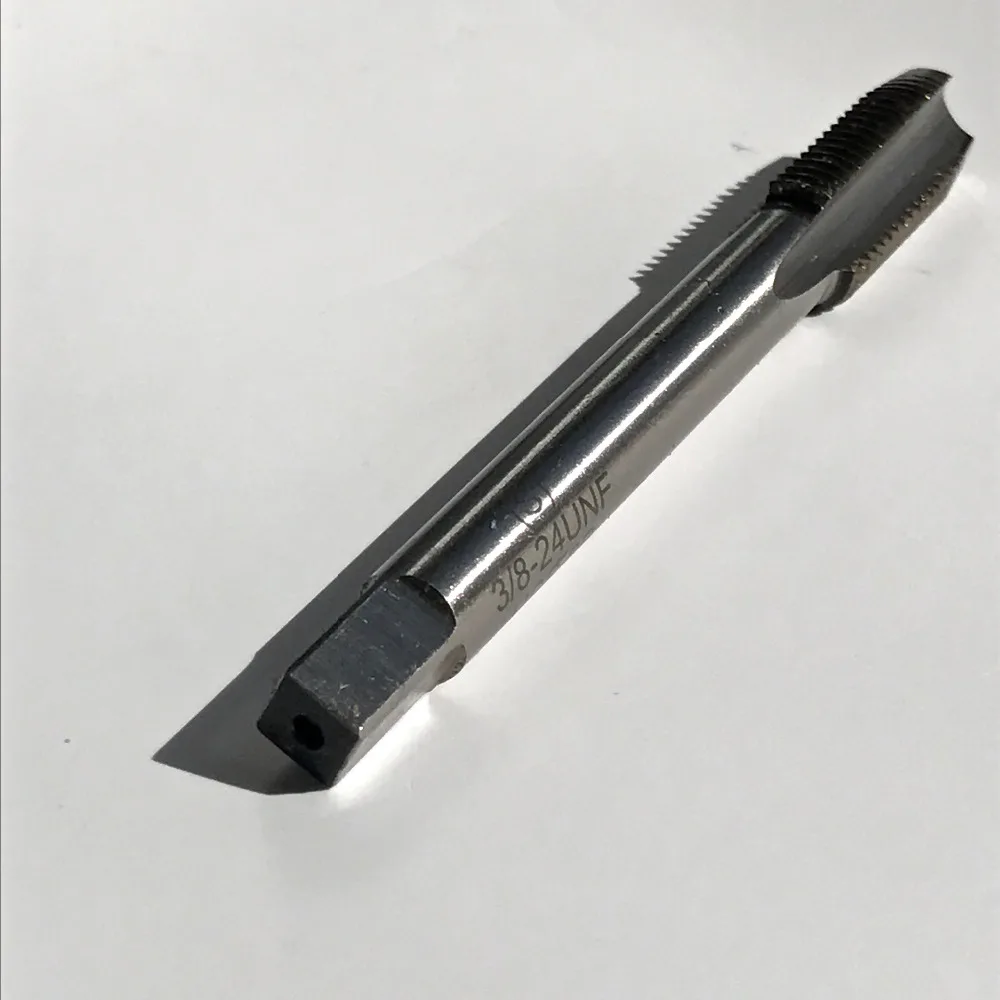 

Free shipping of 1pc UNF standard hss tap 3/8-24UNF HSS American Standard Pipe Tap hss straight flute machine taps