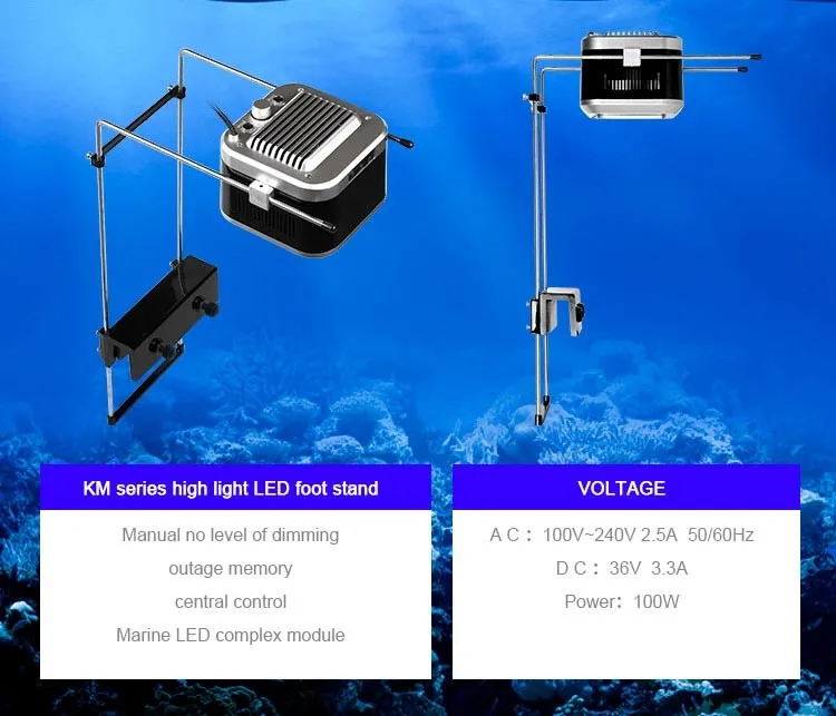 NANFENG светодио дный 100 Вт программируемый Затемнения полный спектр аквариум светодиодное освещение морской коралловый риф SPS/lсветодио дный PS led acuario Марино