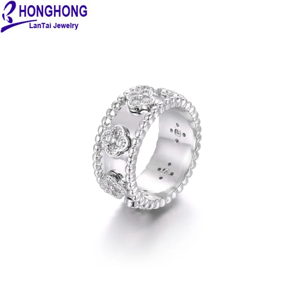 Honghong высокое качество кубического циркония изысканный калейдоскоп женские