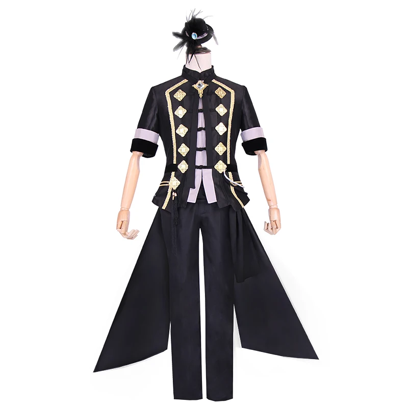 

[MAY.STOCK] 2018 Final Fantasy XV FF14 Hinamatsuri Black And White Idol Uniform Men Cosplay Costume For Halloween Free Shipping.