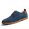 blue leather shoes