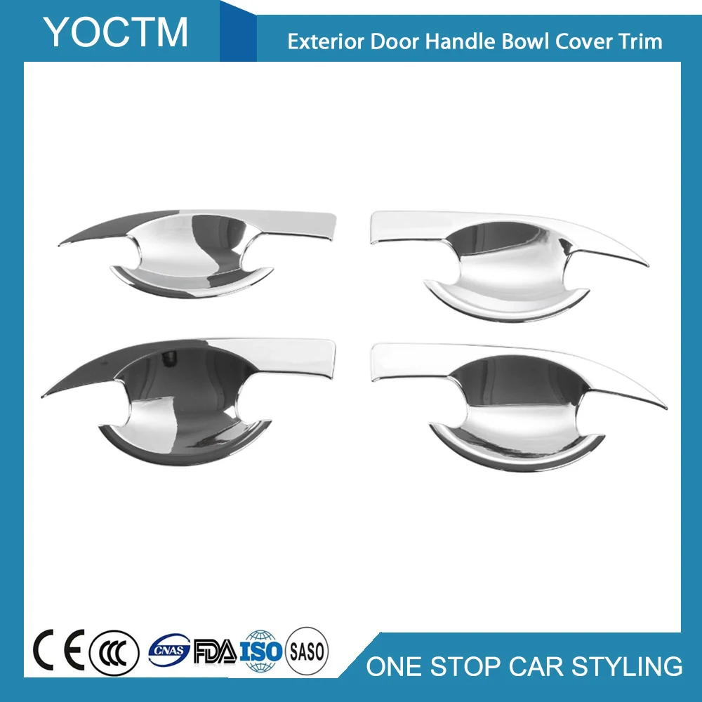 Fits For Nissan Patrol 2017+ Car Styling ABS Chrome Exterior Door Handle Bowls Frame Cover Trim Pack of 4 Automotive Accessories Fits For Nissan Patrol 2017+ Car Styling ABS Chrome Exterior Door Handle Bowls Frame Cover Trim Pack of 4 Automotive Accessories