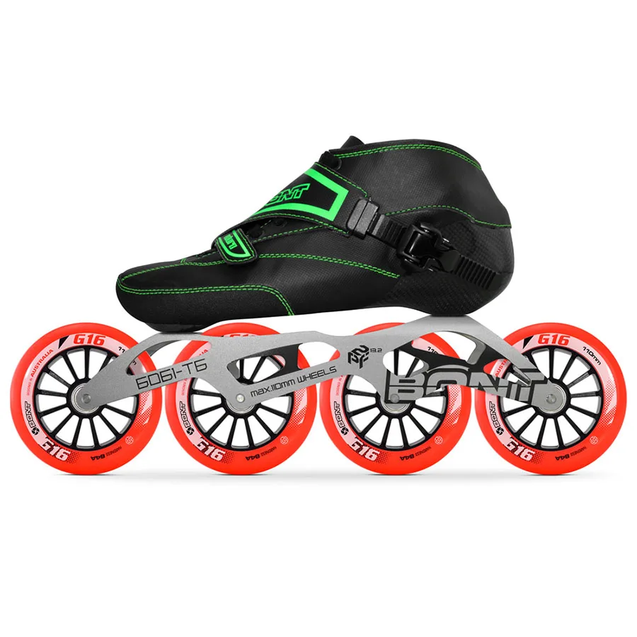 100% الأصلي بونت إندورو 2PT سرعة حذاء تزلج بعجلات Heatmoldable ألياف الكربون التمهيد 6061 الإطار 4*90/100/110 مللي متر G16 عجلات Patines 100% الأصلي بونت إندورو 2PT سرعة حذاء تزلج بعجلات Heatmoldable ألياف الكربون التمهيد 6061 الإطار 4*90/100/110 مللي متر G16 عجلات Patines