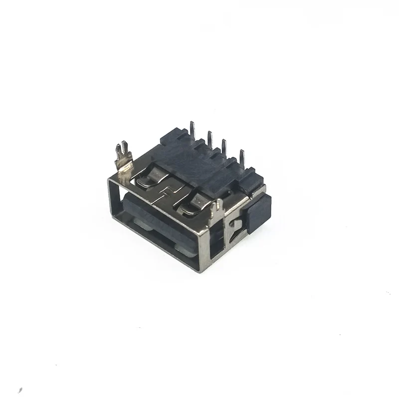 10 шт./лот USB 4 Pin Разъемы плоский разъем для зарядки провода адаптер DIP|Соединители|