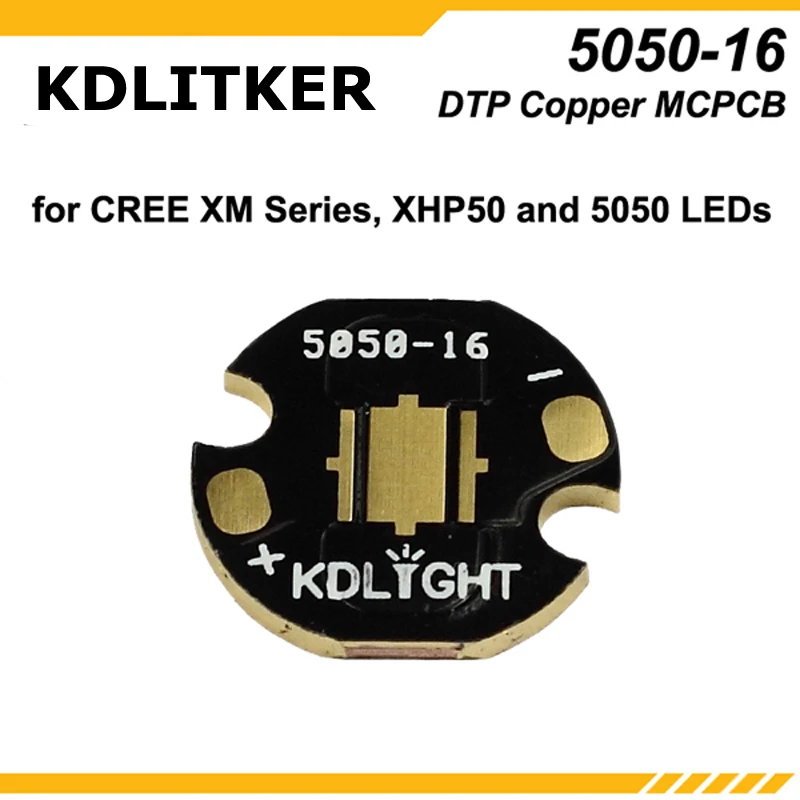 Kdlitker DTP Медь MCPCB для CREE XM Серии/XHP50/3535/5050/7070 светодиодов(5 шт